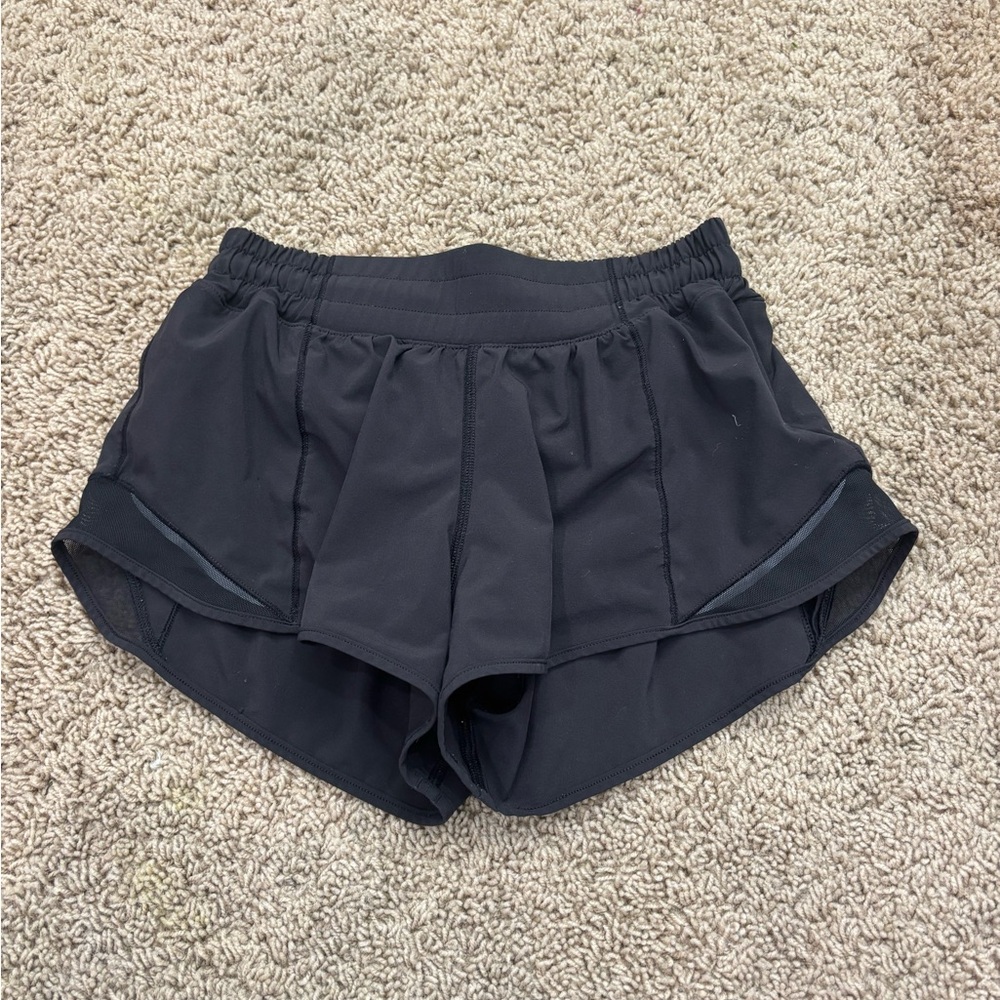 Lululemon Athletica Black Athletic Shorts Lightweight Design